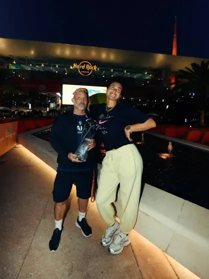 Jason Stacey and Arina Sobolenko