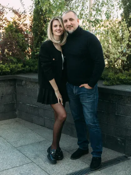 Арарат Кещян с женой