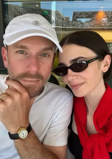 Lily Collins and Charlie McDowell