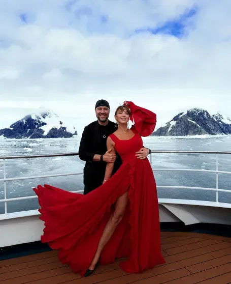 Роман Товстик и Полина Диброва