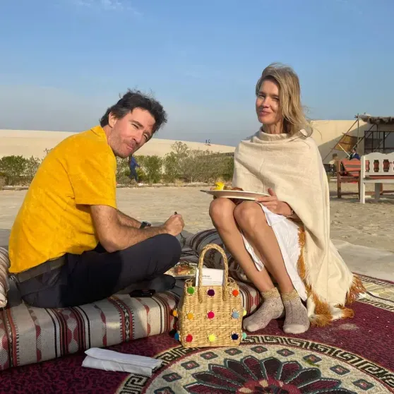 Antoine Arnault and Natalia Vodianova