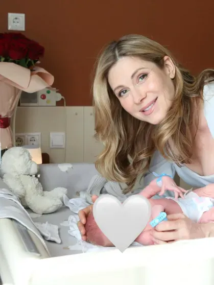 Анна Невская с сыном