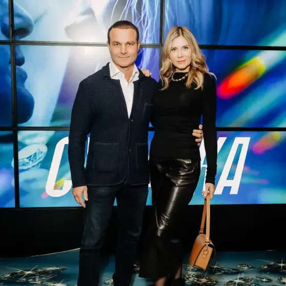 Анна Невская с мужем