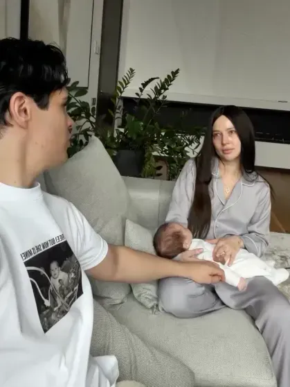 Lerchek and Luis Squicciarini with son