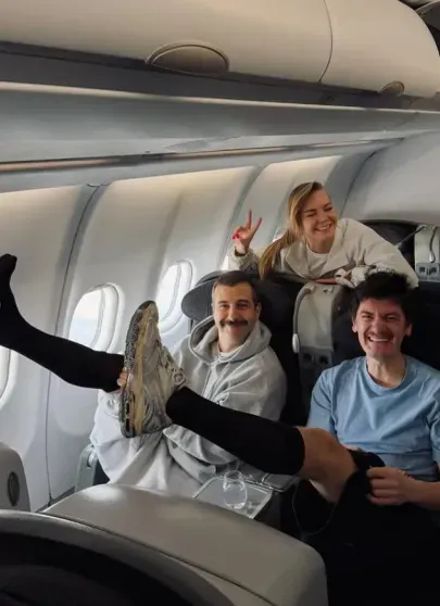 Ivan Urgant, Alla Mikheeva and Alexander Gudkov