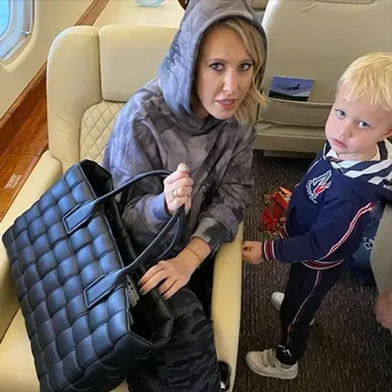 Ксения Собчак с сыном