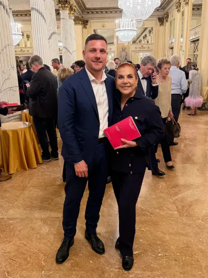 Стефано Маджи и Марина Федункив