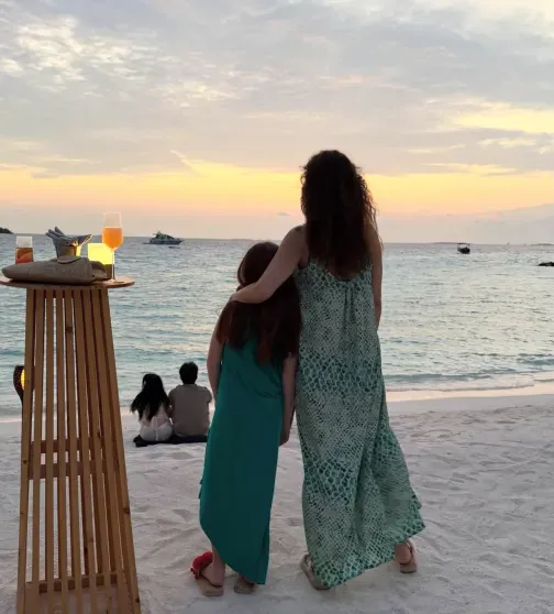 Екатерина Климова с дочерью Беллой