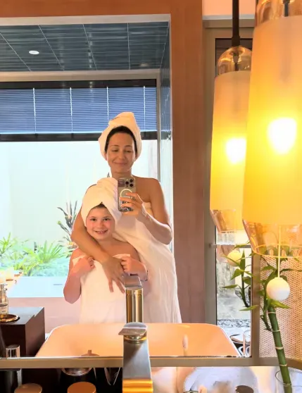 Екатерина Климова с дочерью Беллой