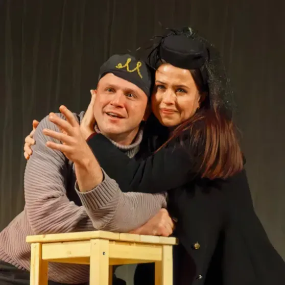 Yevgeny Bonifatov and Miroslava Karpovich