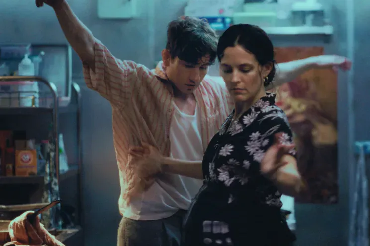 Barry Keoghan and Riley Keough