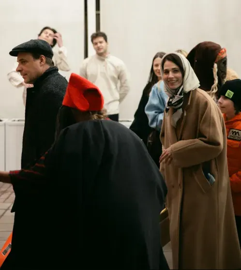 Евгений Цыганов и Юлия Снигирь с сыном