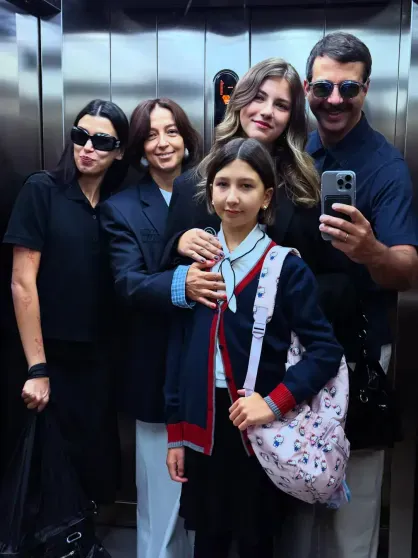 Ivan Urgant with family