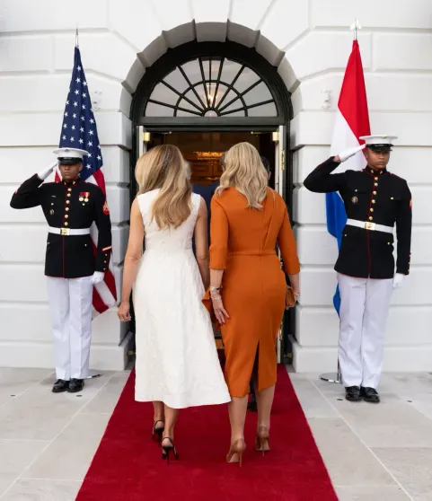 Melania Trump and Queen Maxima