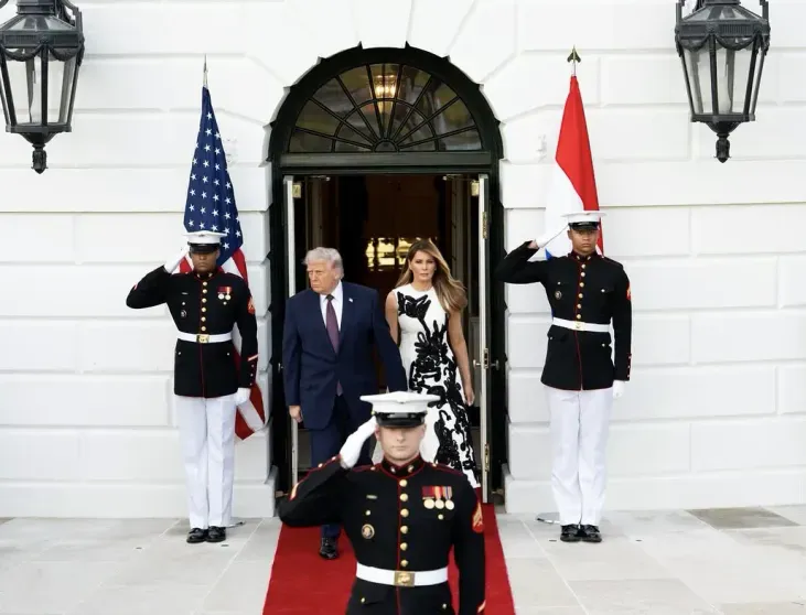 Donald and Melania Trump