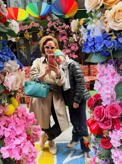 Виктория Исакова с дочерью