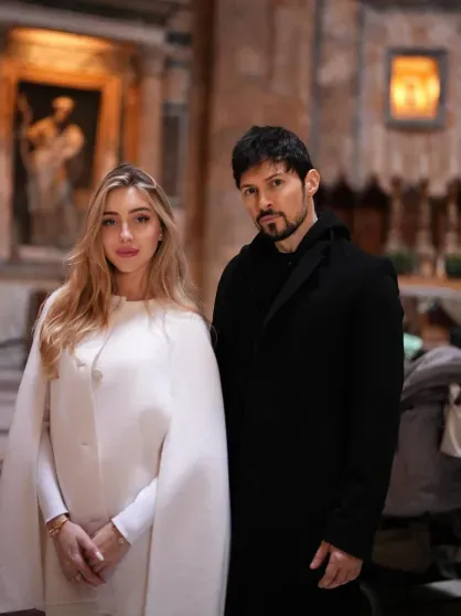 Yulia Vavilova and Pavel Durov