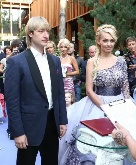 Евгений Плющенко и Яна Рудковская