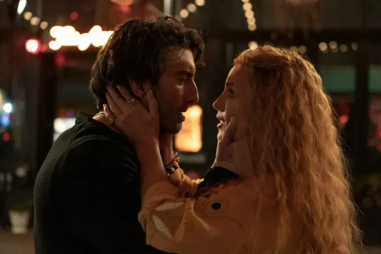Blake Lively and Justin Baldoni in the film 'It All Ends With Us'