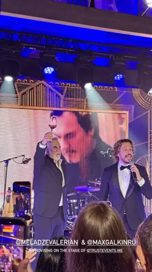 Valery Meladze and Maxim Galkin