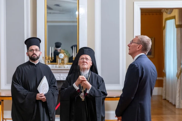 Президент Латвии встретился с патриархом Константинопольским