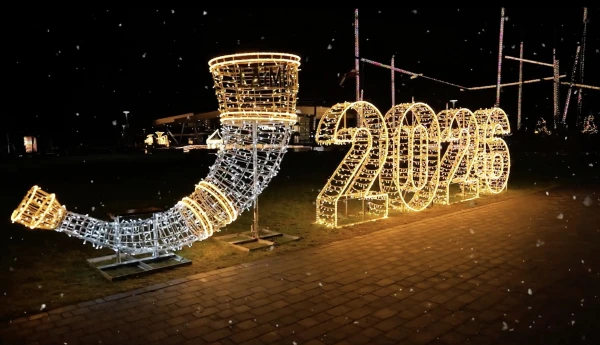 Как украсили Вентспилс к встрече 2026 года