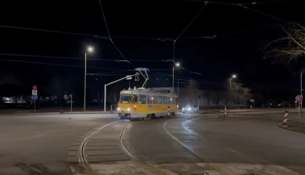 Первый тестовый рейс на продлённом участке 7-й трамвайной линии